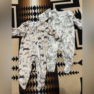 Cowkid Infant pajama lot